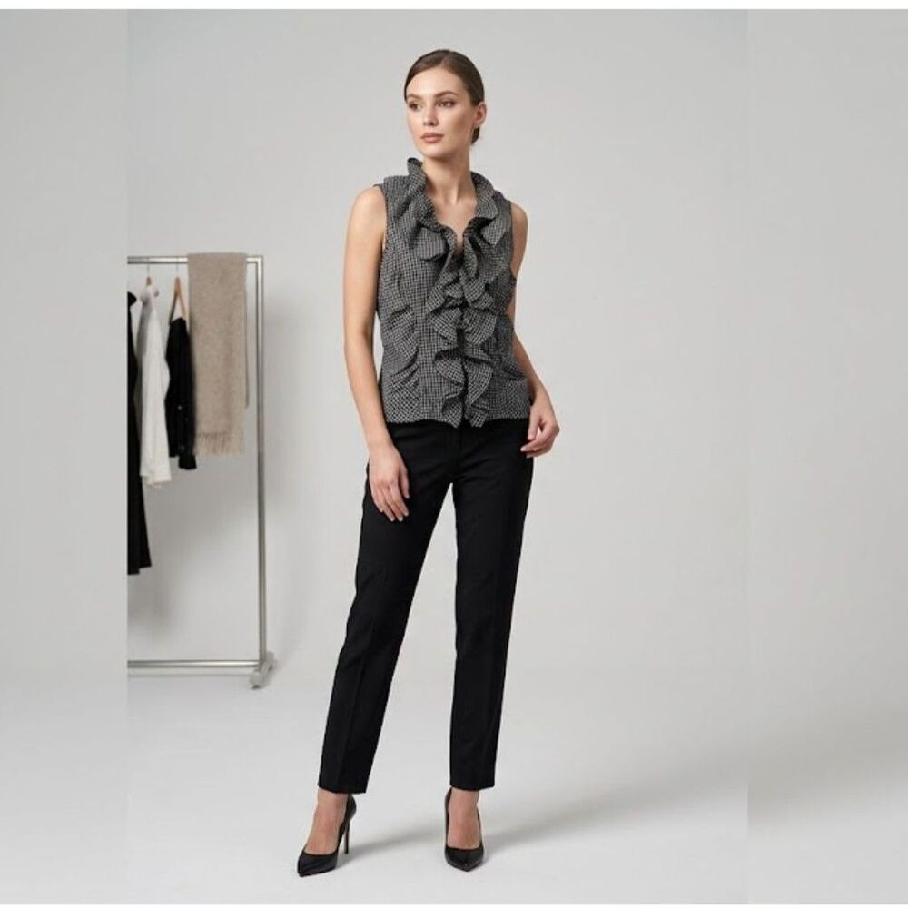 Vintage Y2k Express Checkered Ruffled Tank
